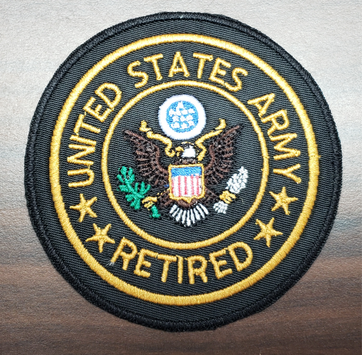 US Veterans Army Retired 3" patch