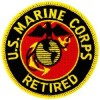 US Marine Corps Retired Small Patch
