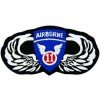 11th Airborne Wings Small Patch