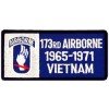 173rd Airborne Division Vietnam '65-'71 Small Patch