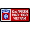 82nd Airborne Division Vietnam '68-'69 Small Patch