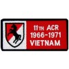 11th ACR Vietnam '66-'71 Small Patch