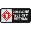 20th Eng Bde Vietnam '67-'71 Small Patch