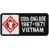 20th Eng Bde Vietnam '67-'71 Small Patch