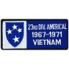 23rd Infantry Division Vietnam '67-'71 Small Patch