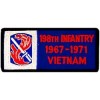 198th Infantry Division Vietnam '67-'71 Small Patch