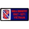 198th Infantry Division Vietnam '67-'71 Small Patch