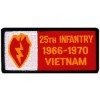 25th Infantry Division Vietnam '66-'70 Small Patch