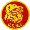 US Marine Corp Devil Dog Small Patch