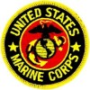 United States Marine Corps (Round) Small Patch