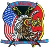 US Marine Corps These Colors Never Small Patch
