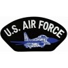 US Air Force with Airplane Black Patch