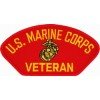 US Marine Corps Veteran Insignia Red Patch