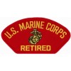 US Marine Corps Retired Insignia Red Patch