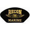 US Marine Recon Insignia Black Patch