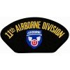 11th Airborne Division Insignia Black Patch