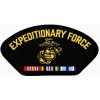 US Marine Corps Expeditionary Force with Ribbons Black Patch