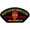 Military Assistance Command Vietnam Veteran with Ribbons Black Patch