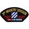 Korea 3rd Infantry Veteran with Ribbon Black Patch