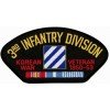 Korea 3rd Infantry Veteran with Ribbon Black Patch