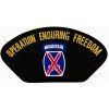 Operation Enduring Freedom 10th Mountain Black Patch