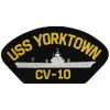USS Yorktown CV-10 Black Patch