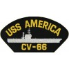USS America CV-66 Black Patch