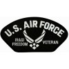 US Air Force Iraqi Freedom Veteran Symbol Black Patch