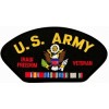 United States Army Iraq Veteran Insignia with Ribbons Black Patch