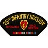 25th Infantry Division Operation Iraqi Freedom with Ribbons Black Patch