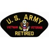 United States Army Vietnam Veteran Retired Patch