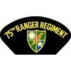 75th Ranger Regiment Insignia Black Patch