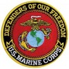 US Marine Corps Defenders of Our Freedom Back Patch (5 inch)
