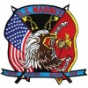 US Marine Corps These Colors Never Run Back Patch (10" x 10")