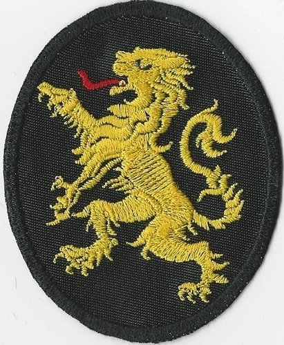 Lions of Judah Rampant Lion patch, 3" oval