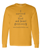 I Survived on God and Jentel 2020-2025 - Long Sleeve T-Shirt 5.3 oz