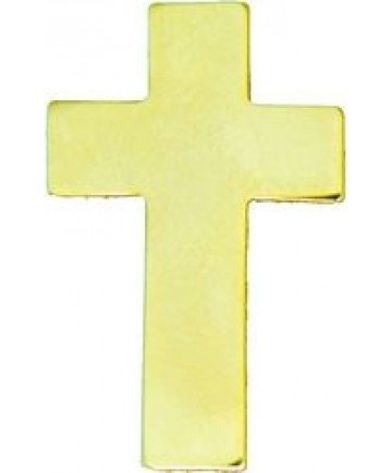 Chaplain Cross Pin (Color: Gold)