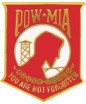 POW/MIA pin (Color: Red)