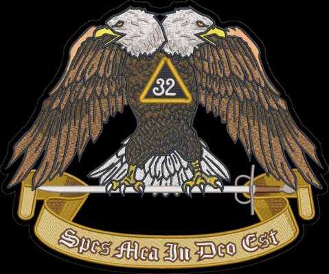 Scottish Rite 32nd degree Double Eagle patch