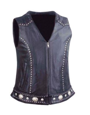 Ladies PREMIUM Biker Western vest