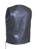 Mens Premium Traditional Leather Vest w/Lace Sides