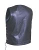 Men's Premium Snap Front Leather Vest