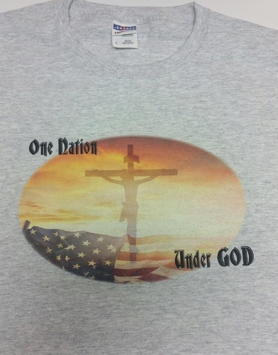One Nation Under God April 2017 Promotional T-Shirt (Size: Large)