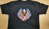 American Flag Swooping Eagle T-shirt