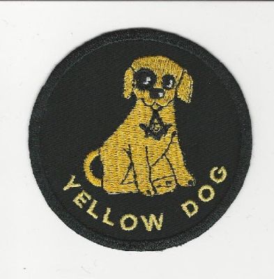 Royal Order of the Yellow Dog Masonic patch